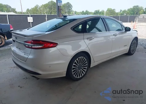 2018 Ford Fusion Hybrid Platinum из США, поврежденный, VIN 3FA6P0RU0JR148779